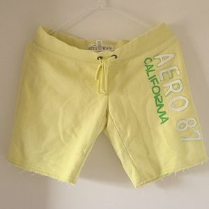 Aeropostale Girls' Cutoff Sweat Shorts